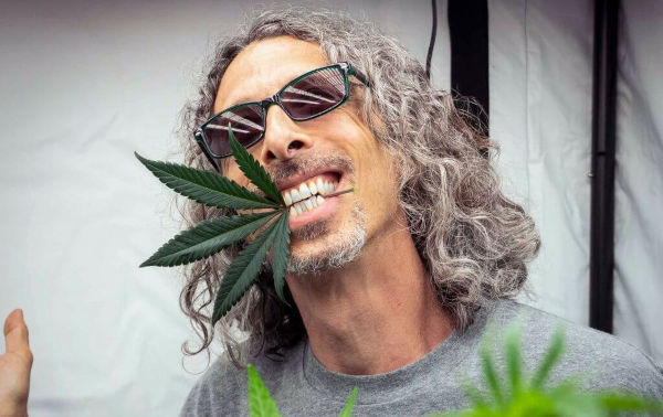 Homegrown Kyle Kushman with Weed Leaf