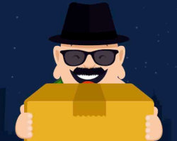 discreet shipping illustration